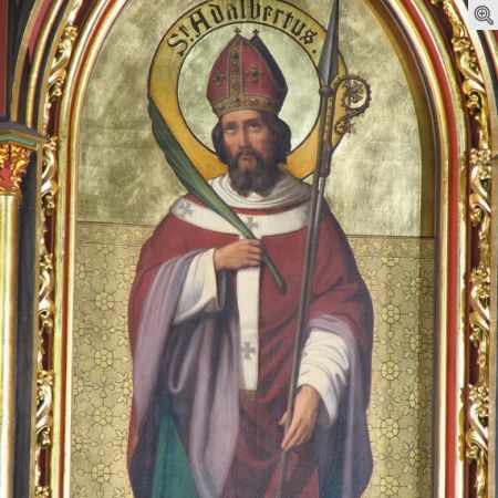 Św. Wojciech - obraz z ołtarza głównego fot. 1