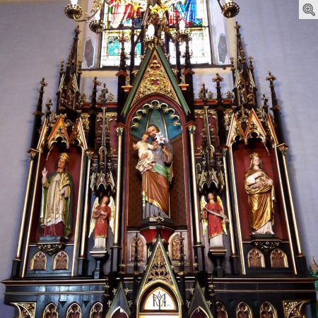 Ołtarz św. Józefa (fot. J. Glanc)