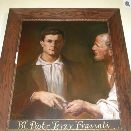 Obraz bł. Pier Giorgio Frassati (fot. A. Wrodarczyk) 