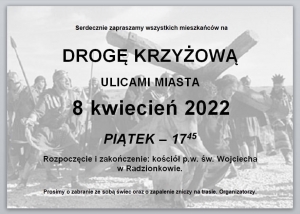 Droga Krzyżowa Ulicami Miasta