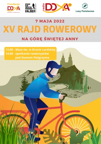 Pielgrzymka rowerowa na górę Świętej Anny.