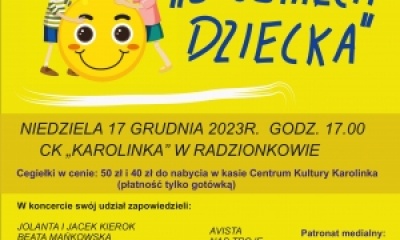 XVI koncert charytatywny "O uśmiech dziecka"